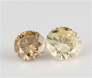 1 couple brilliant-cut diamond 0.50ct