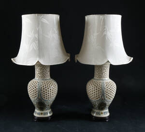 To kinesiske bordlamper 2