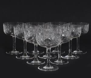 Champagneskålar 10st, 1900-talets första del