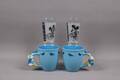 Disney, Kalle Ankakoppar samt Mickey Mouseglas, 4 delar