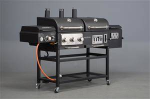 Mayfame. Multigrill til gas, kul samt rygeovn