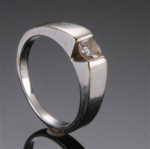 Solitær diamantring ca 0.30 ct