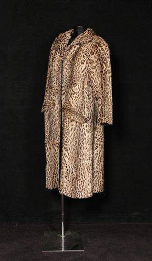 Mantel Ozelotkatze, 1960er Jahre, Gr. 40-42