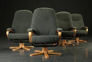 Fire lænestole, dansk møbelproducent 4