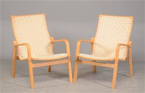 Par stole af formbøjet bøg med flet 2