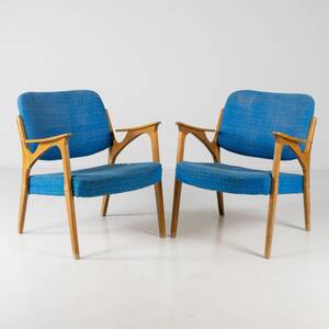 FÅTÖLJER, 1 par, 1950-60-tal