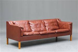 Børge Mogensen. Tre-pers. sofa model 2213