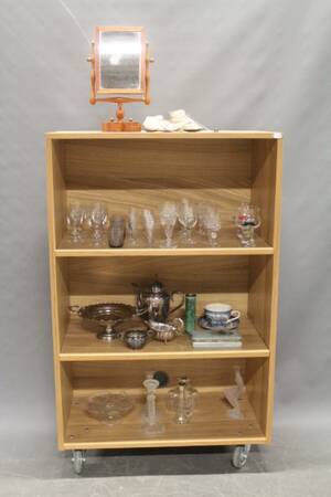 Diverse glas, nysilver mm