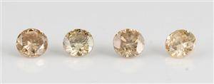 4 Loose brilliant cut diamonds 0.78ct