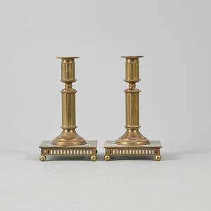 Kolonnljusstakar, ett par