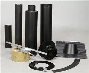 Komplet skorstenssæt til brændeovne 3,5 meter lang. 1