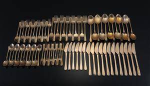 Frigast, bestik, bronze 76