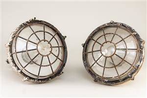 Et par industrilamper, metal 2