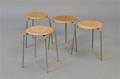 Arne Jacobsen fire skamler fra Fritz Hansen 4