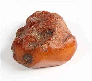 Uforarbejdet dansk ravklump, ca. 60 gram