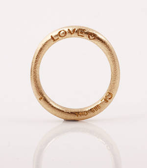 Ole Lynggaard Love ring nr. 2 af 14 kt. guld.