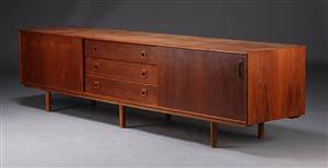 Dansk møbelproducent, lav skænk, teaktræ