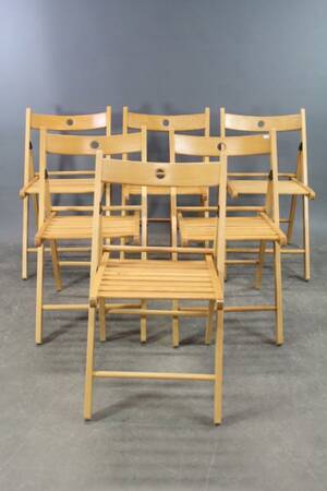 Klappstolar 6 st