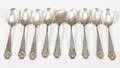 KAFFESKEDAR, 9 ST, SILVER, VIKT 69 GRAM