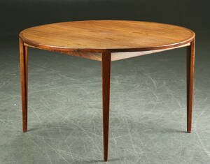 Rosengren Hansen. Spisebord med udtræk, palisander, model 38 3