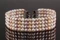 Halskædechoker med ferskvandskulturperler af sterlingsølv 