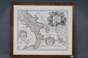 Tavla karta Italien 16001700-tal