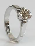 Brillantring ca. 1.08 ct. Ubrugt