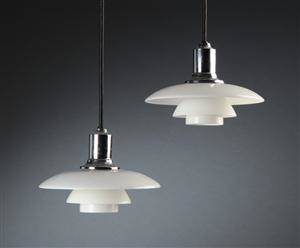 Poul Henningsen. Et par PH 21 Pendler. 2