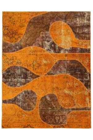 Moderne Patchwork tæppe 206 x 152 cm