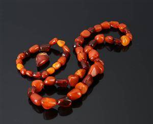 Smykkesæt af rav 3 dele