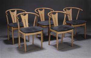 Dansk møbelproducent. Spisestole, egetræ 5