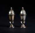 Georg Jensen. KongeAcorn. Salt-og peberbøsse af sterlingsølv 2 