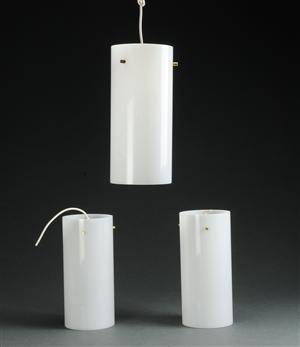 Fog og Mørup, tre pendler med cylinderform 3