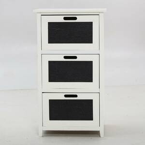 BYRÅ, trä, tre lådor