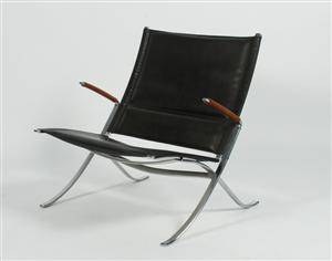 Preben Fabricius Jørgen Kastholm, model FK 82, X- chair