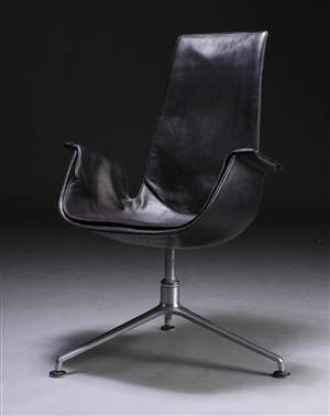 Preben Fabricius  Jørgen Kastholm. Tulip chair. Lænestol 