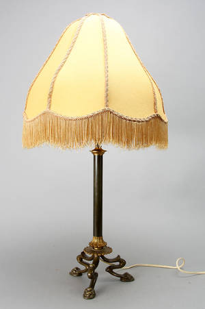 Bordlampe, 1900-tallet