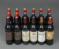 Samling af vine fra Pomerol - Margaux - Saint-Julien 18.