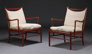 Ole Wanscher, par Colonial chair lænestole 2