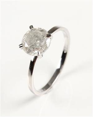 Ring, 14 kt guld, brillant