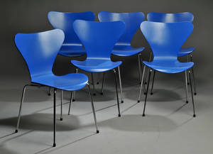 Arne Jacobsen 1902-1971. Stole model 3107 6