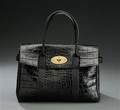 Mulberry. Skuldertaske af krokopræget skind - model Bayswater. 