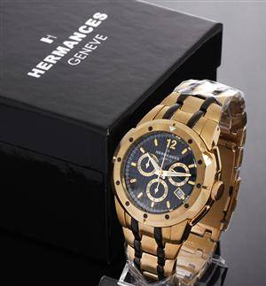 Hermances, Geneve. Chronograph. Herrearmbåndsur Model G104-10