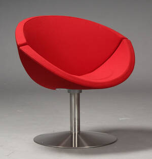 Peter Hjort Lorentzen og Johannes Foersom. Loungestol, Mode EJ 96, Apollo