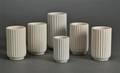 Lyngby Porcelæn. Seks vaser 6