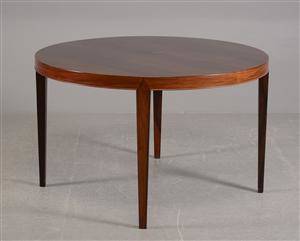 Haslev Møbler - spisebord med tillægsplade 