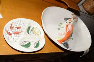 Kräftfat 50x40 cm  mindre fat 23x20 cm