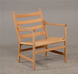 H. J. Wegner, armstol af eg med flet, model CH 44