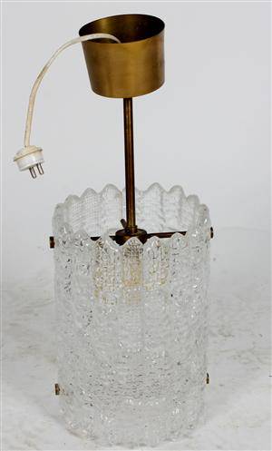 Carl Fagerlund, Orrefors, taklampa