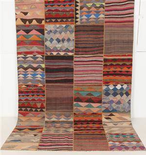 Matta, Patchwork Kelim, 306x202 cm